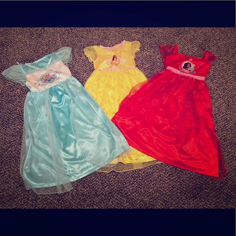 Disney Princess Nightgown Lot